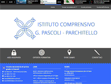 Tablet Screenshot of pascoliscuola.it